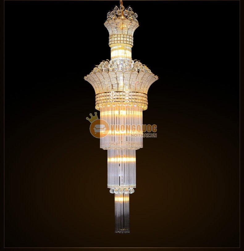 Đèn chùm pha lê tròn phong cách châu âu CM178-10